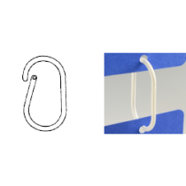Oval Split Ring, 2” x 1”