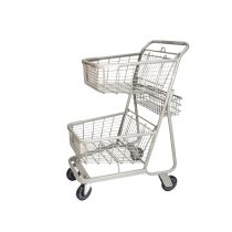 Shopping Cart, Double Basket Convenience