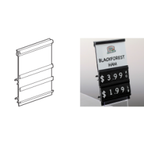 Deli Double Price Sign Holder