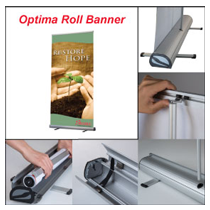 Optima Roll Banner 800mm x 2000mm