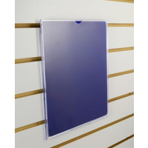 ACRYLIC LEAFLET HOLDER - SLATWALL