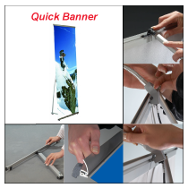 Quick Banner Single Sided 800mm x 2000mm