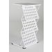 Lumina Collapsible Table Display -  Foldable Counter - 3 shelves  - White  - LFC6LTRWT