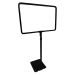 Metal Sign Frame w/ Adj. Stem, 11"H x 14"W, MSFS-1114
