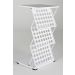 Lumina Collapsible Table Display -  Foldable Counter - 3 shelves  - White  - LFC6LTRWT