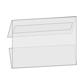 2 Fold Sign Protector with Adhesive - STM Display Sales Inc