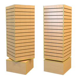 REVOLVING SLATWALL TOWER - STM Display Sales Inc